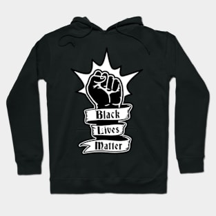 Black Lives Matter Raised Fist Hoodie